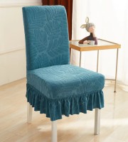 6 Pcs Blue Universal Dining Chair Cover