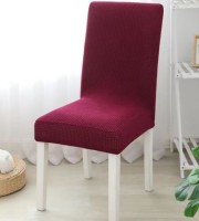 6 Pcs Merun Color Honeycomb Chair Cover
