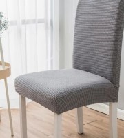 6 Pcs Silver Color Honeycomb Chair Cover